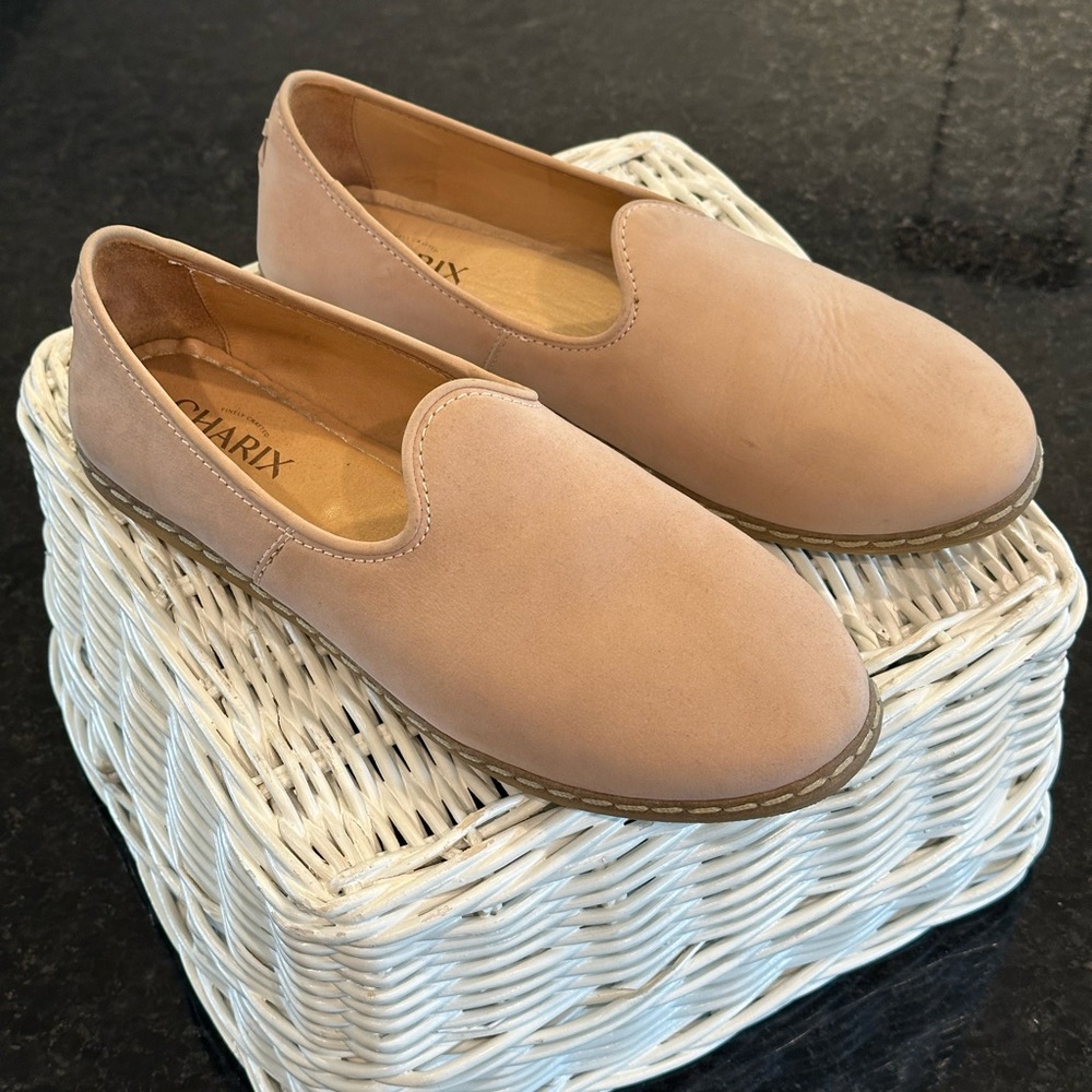 CHARIX Women's Safari Nubuck Slip-On Loafers size 41
